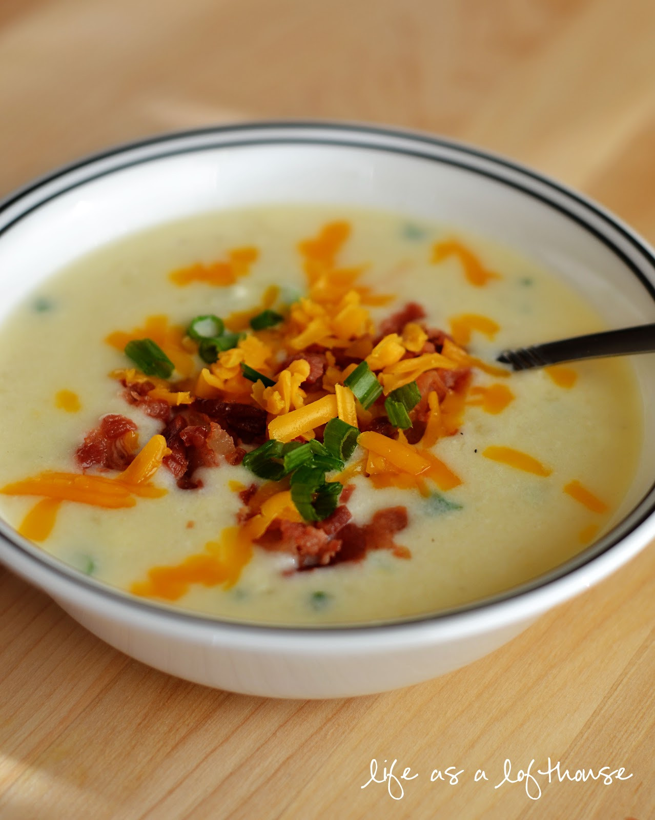 Loaded Potato Soup
 Loaded Baked Potato Soup