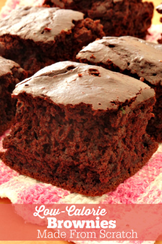 Low Calorie Brownies
 Low Calorie Brownies from Scratch