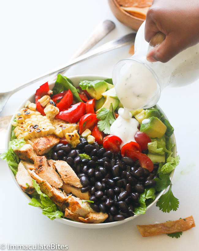 Low Calorie Chicken Salad
 South West Chicken Salad & Ranch Dressing Low fat
