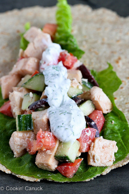 Low Calorie Chicken Salad
 Low Fat Greek Chicken Salad Wrap Recipe