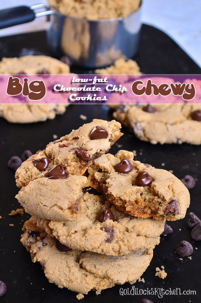 Low Calorie Chocolate Chip Cookies
 Big and Chewy Low fat Chocolate Chip Cookies • The