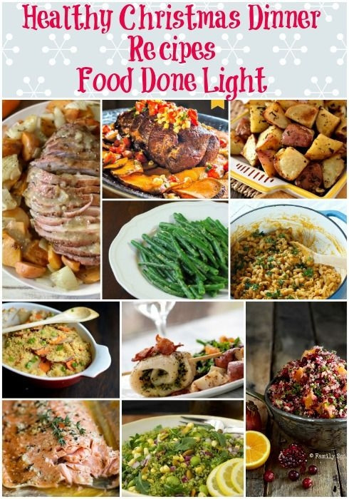 Low Calorie Dinners
 Healthy Christmas Dinner Recipes Low Calorie Low Fat Pin