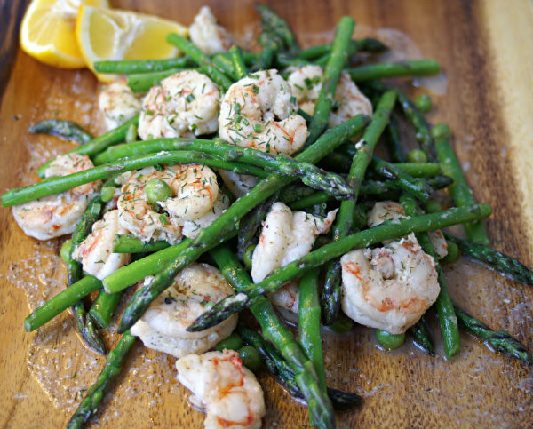 Low Calorie Shrimp Recipes
 Low Calorie Garlic Shrimp with Asparagus