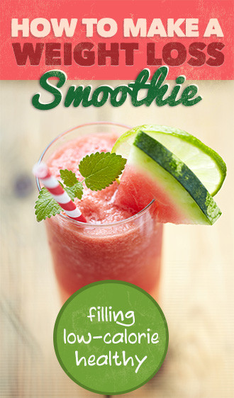 Low Calorie Smoothie Recipes
 How to make a weight loss smoothie