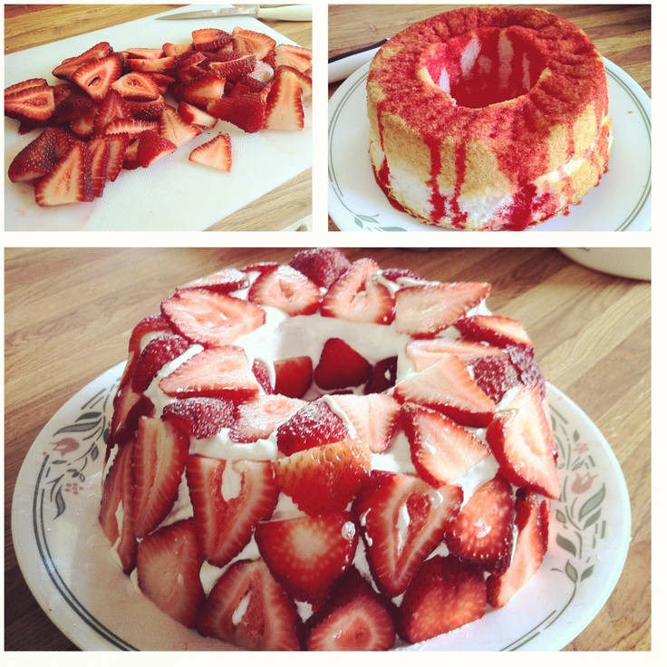 Low Calories Desserts
 angel food cake with jello filling