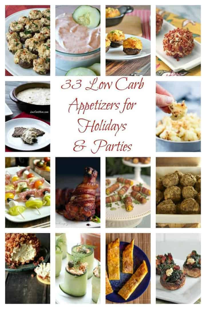 Low Carb Appetizer Recipes
 Low Carb Appetizers for Parties & Holidays