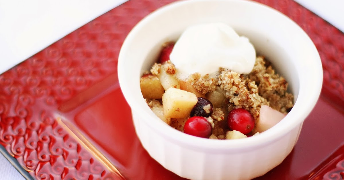 Low Carb Apple Dessert
 Naughty Carbs Cranberry Pear and Apple Crisp Low Carb