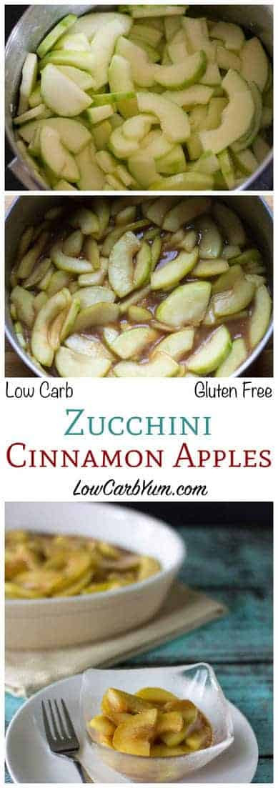 Low Carb Apple Dessert
 Low Carb Zucchini Cinnamon Apples