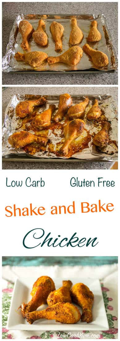 Low Carb Baked Chicken
 Shake and Bake Chicken Gluten Free