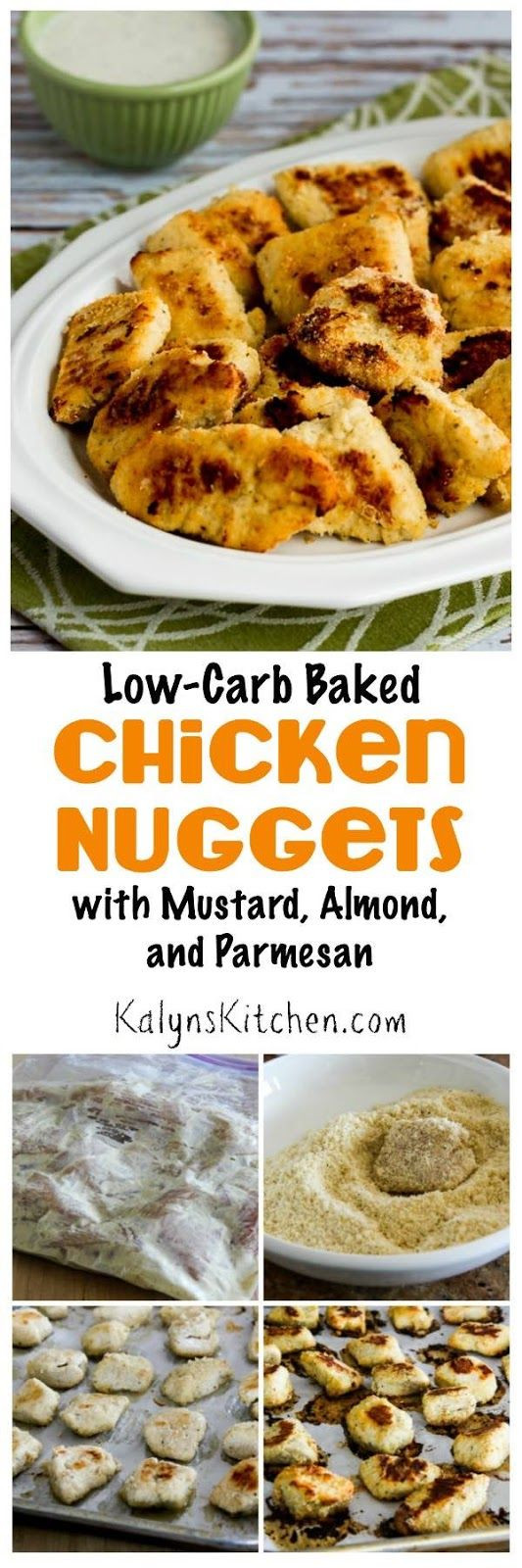 Low Carb Baked Chicken
 Low Carb Baked Chicken Nug s with Mustard Almond and