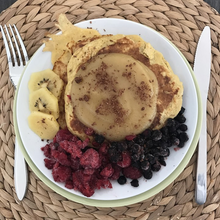 Low Carb Banana Pancakes
 Banana Pancakes low carb Rezept mit Bild von