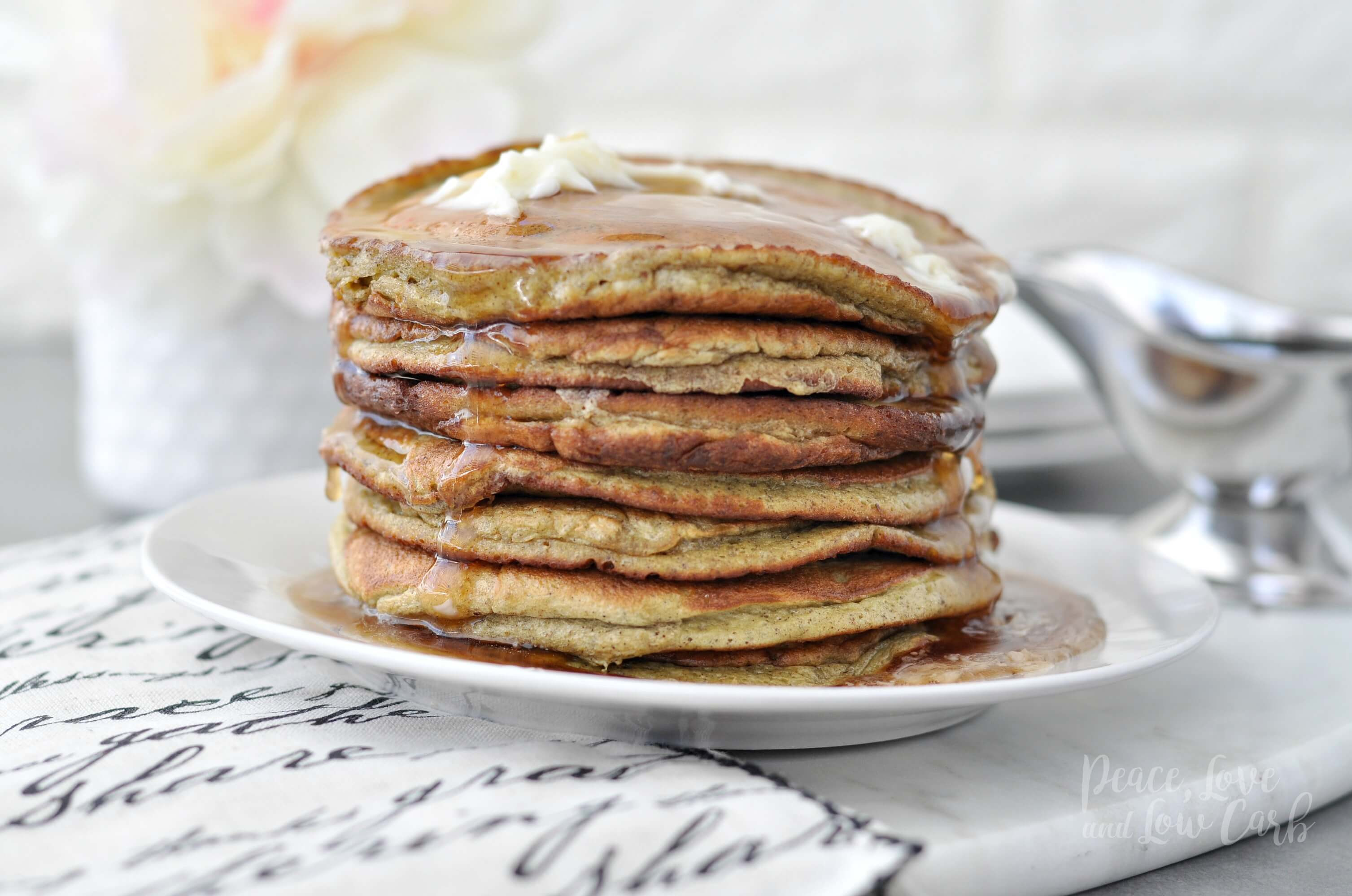 Low Carb Banana Pancakes
 Low Carb Keto Banana Nut Protein Pancakes