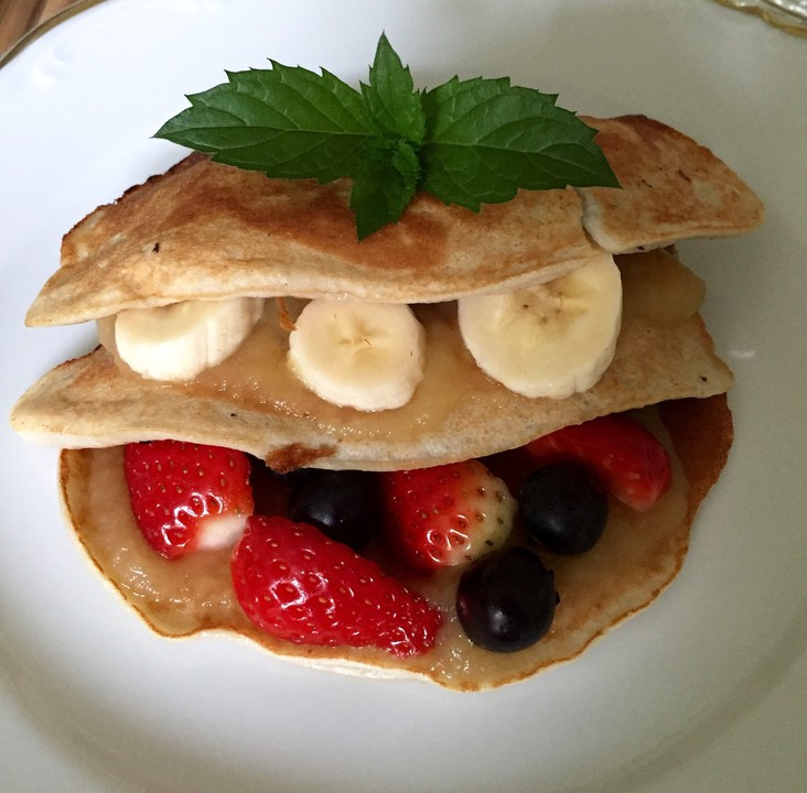 Low Carb Banana Pancakes
 Banana Pancakes low carb Rezept mit Bild von