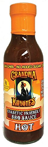 Low Carb Bbq Sauce Brands
 Grandma Koyote s Diabetic Friendly Hot Barbecue Sauce 15