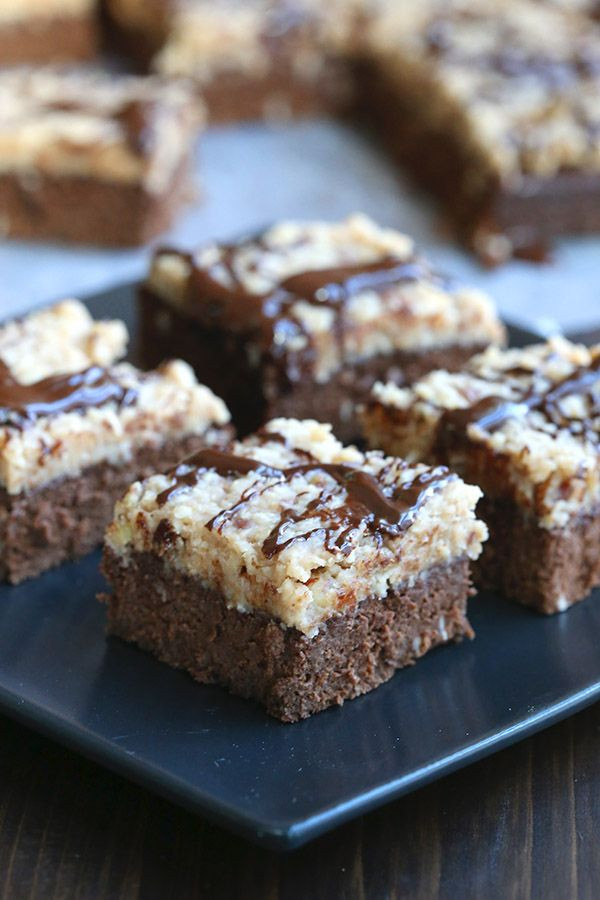 Low Carb Brownies Almond Flour
 Healthy German Chocolate Brownies almond flour brownies