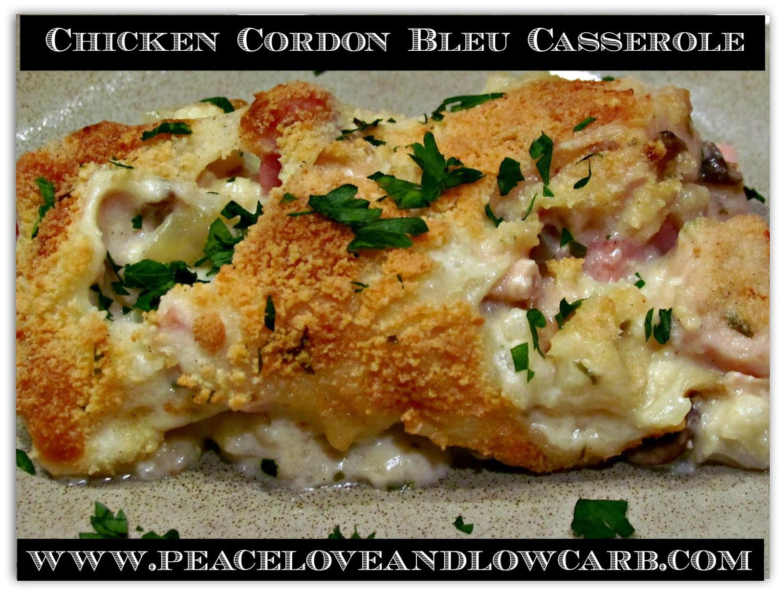 Low Carb Chicken Cordon Bleu Casserole
 Chicken Cordon Bleu Casserole Recipe — Dishmaps
