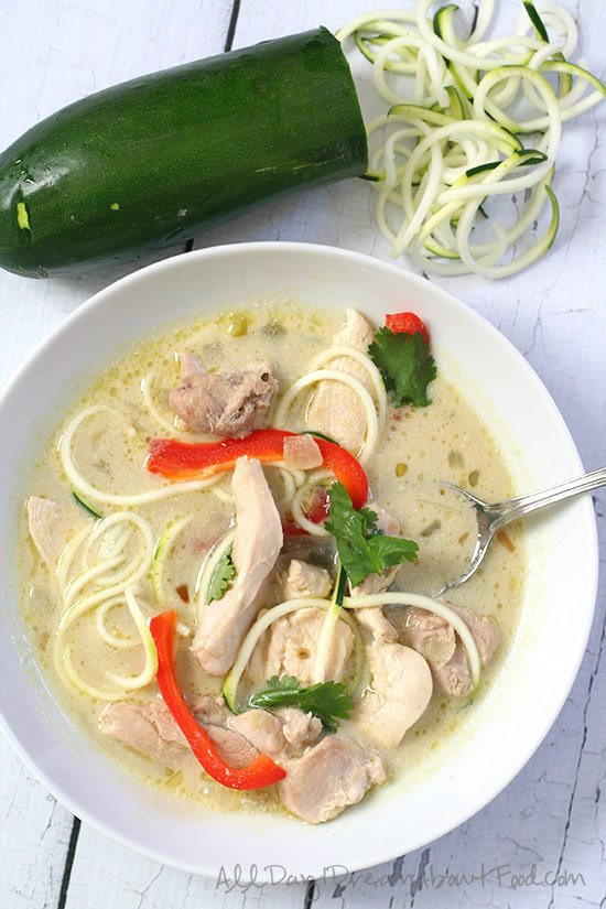 Low Carb Chicken Soup
 Paleo Low Carb Thai Chicken Noodle Soup