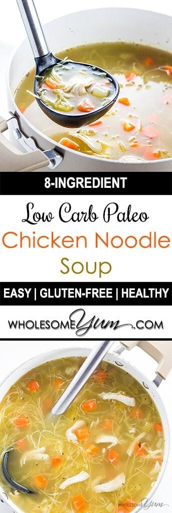 Low Carb Chicken Soup
 Paleo Keto Low Carb Chicken Soup Recipe 10 Minute Prep