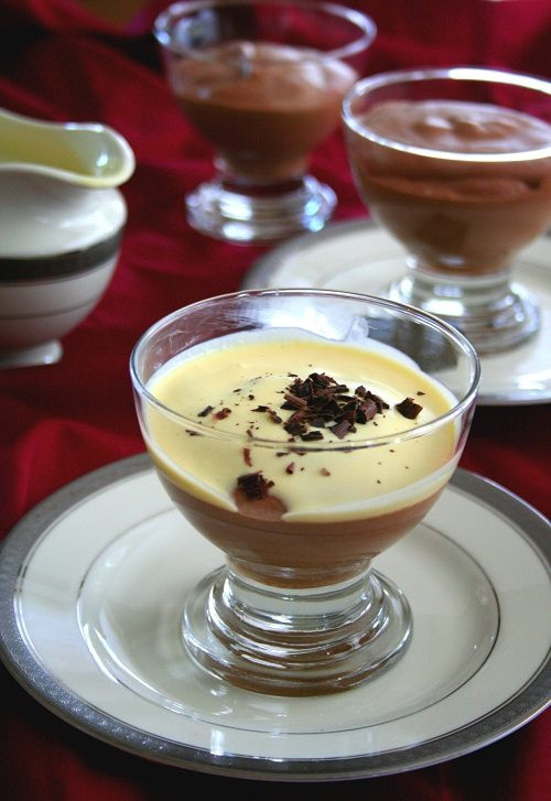 Low Carb Chocolate Mousse
 Low Carb Chocolate Mousse with Creme Anglais