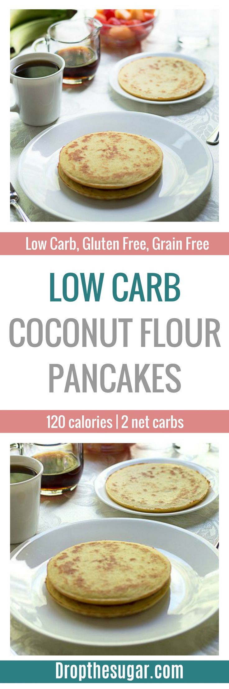 Low Carb Coconut Flour Pancakes
 Low Carb Coconut Flour Pancakes