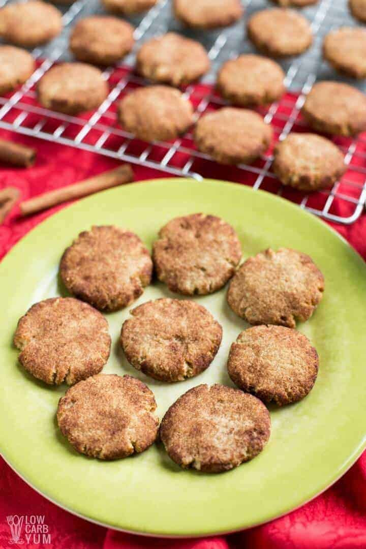 Low Carb Cookie Recipes
 Keto Low Carb Snickerdoodle Cookie Recipe