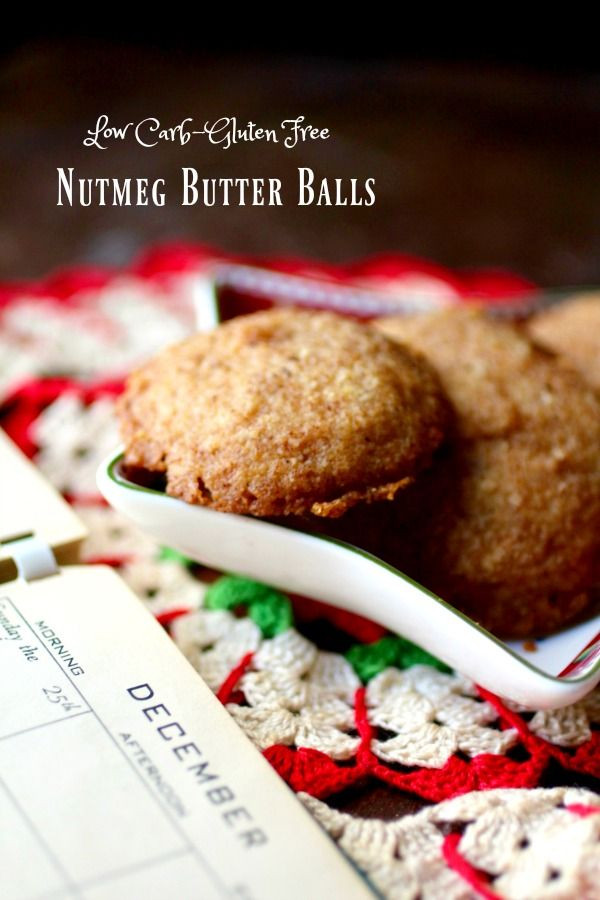 Low Carb Cookie Recipes
 Low Carb Christmas Cookies Nutmeg Butter Balls lowcarb