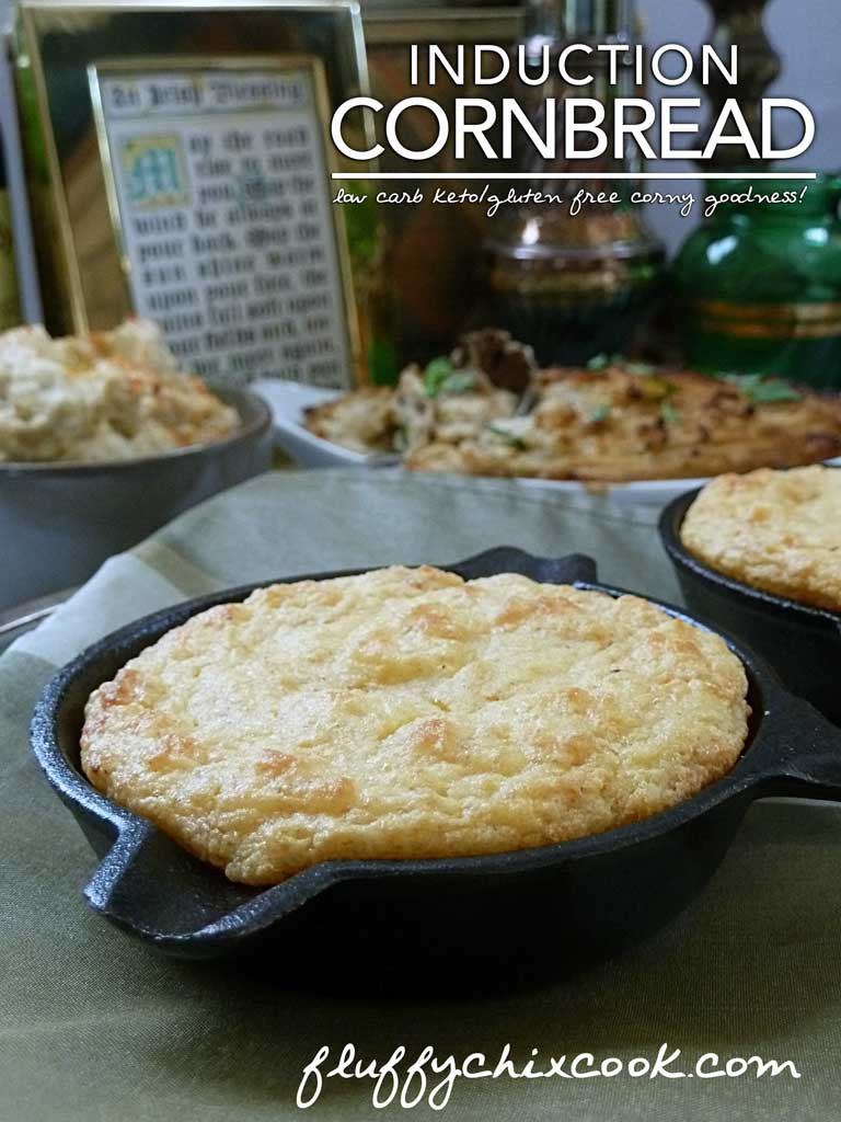 Low Carb Cornbread
 Low Carb Keto Induction Cornbread