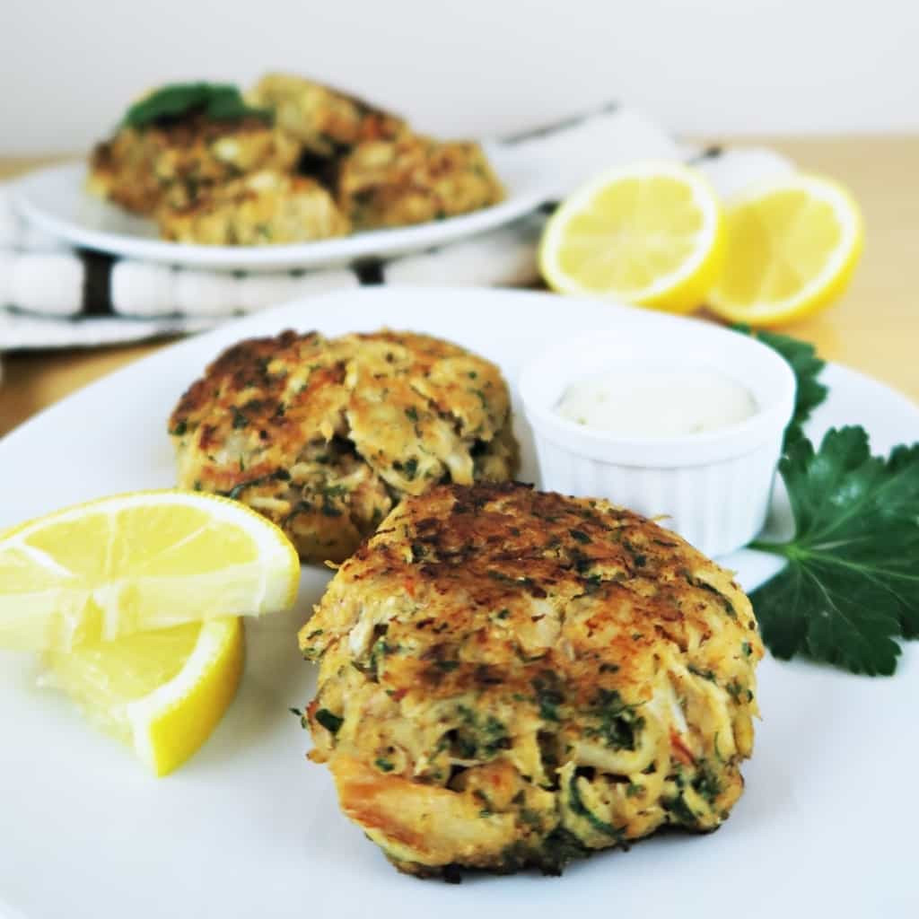 Low Carb Crab Cakes
 Gluten free Low Carb Crab Cakes Recipe Paleo