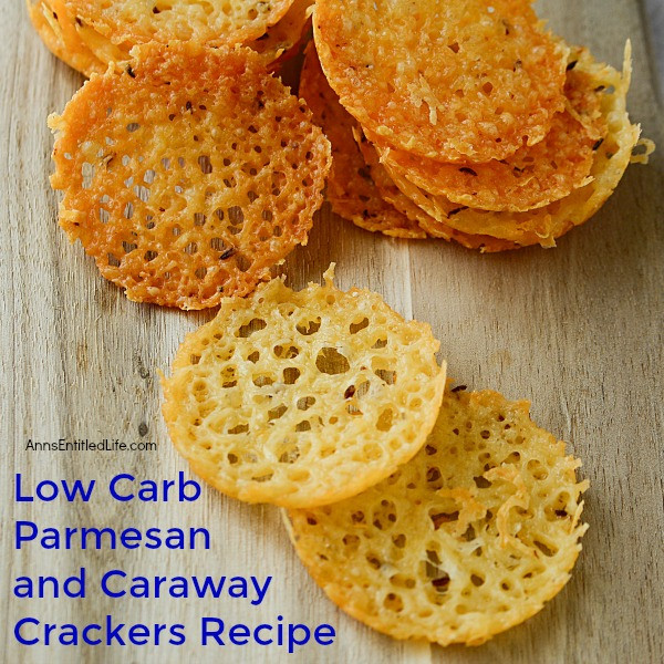 Low Carb Crackers Recipe
 Low Carb Parmesan and Caraway Crackers Recipe