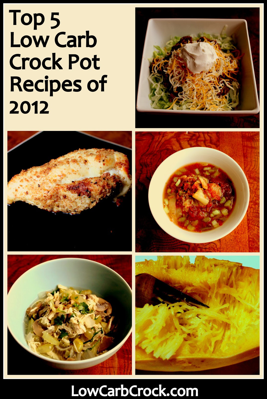 Low Carb Crockpot Recipes
 Top 5 Low Carb Crock Pot Recipes of 2012