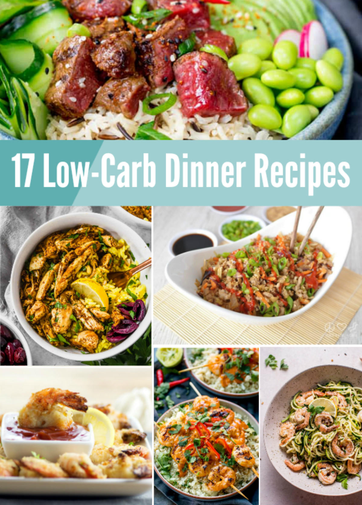 Low Carb Dinner Options
 17 Low Carb Dinner Recipes from MamaMommyMom