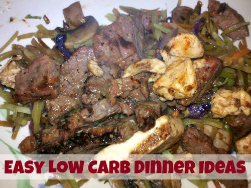 Low Carb Dinner Options
 Low Carb Dinner Ideas Low Carb