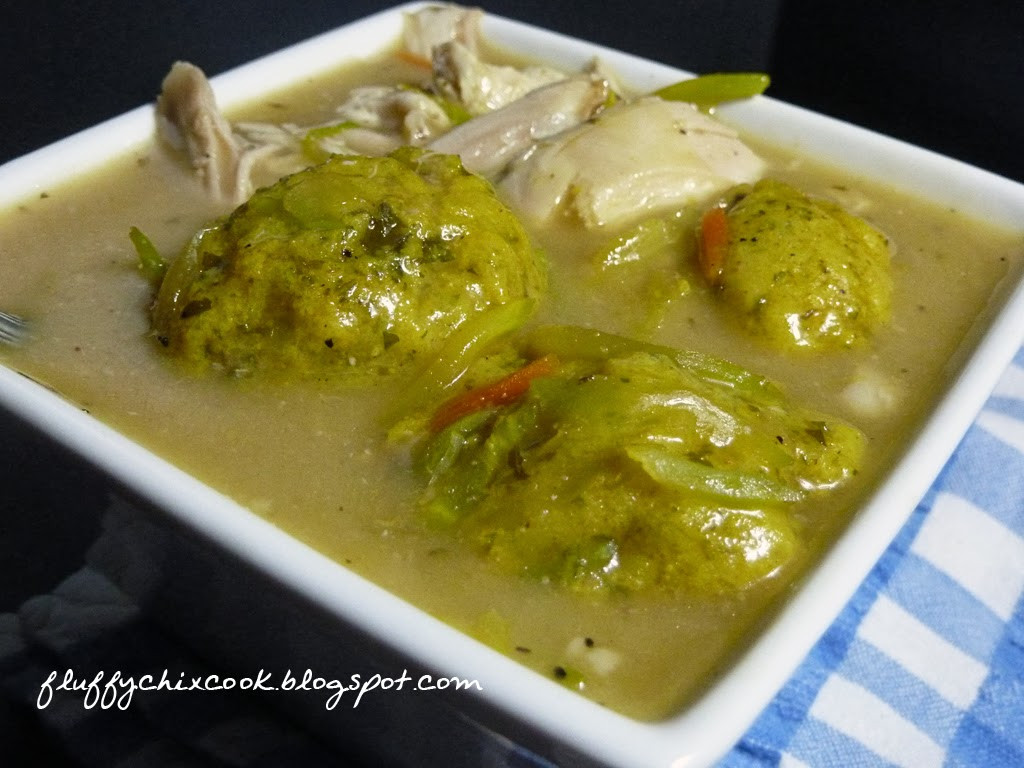 Low Carb Dumplings
 Fluffy Chix Cook I Have a Dream aka A Low Carb Dumpling