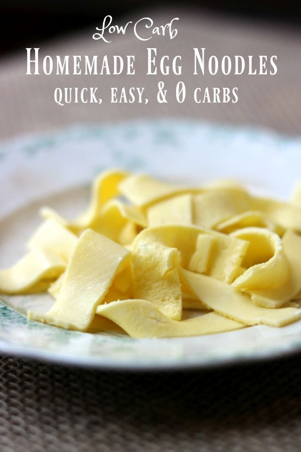 Low Carb Egg Noodles
 Low Carb Egg Noodles How to Make Low Carb Pasta