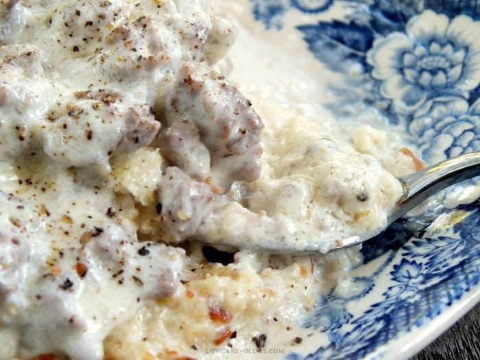 Low Carb Gravy
 Low Carb Grits with Sawmill Gravy for Breakfast lowcarb