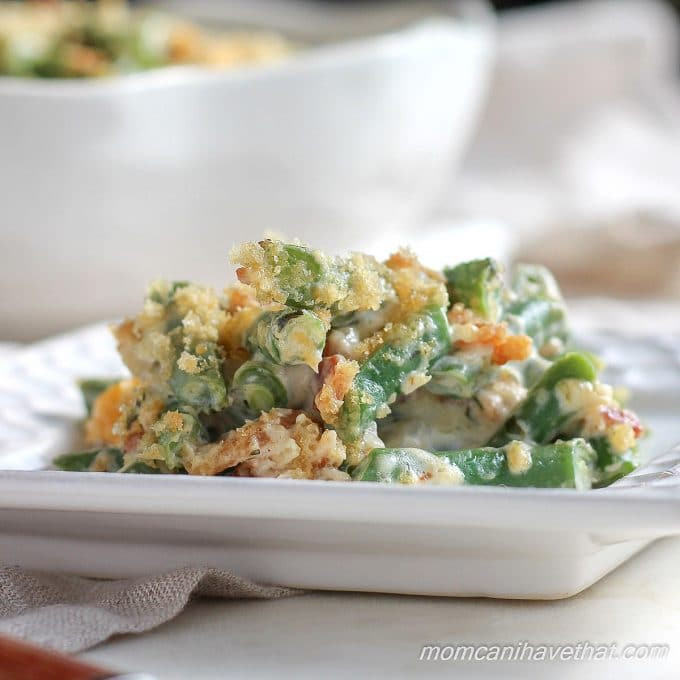 Low Carb Green Bean Casserole
 Supreme Green Bean Casserole