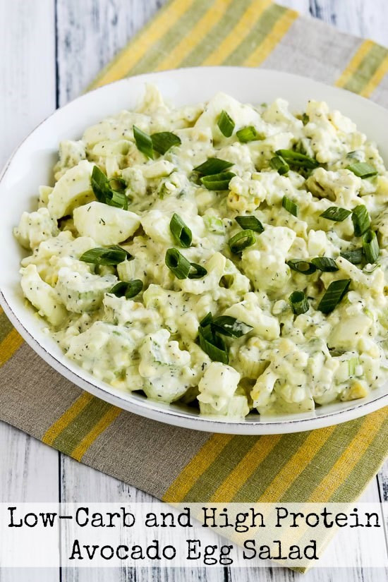 Low Carb High Protein Recipes
 Low Carb And High Protein Avocado Egg Salad With Cottage