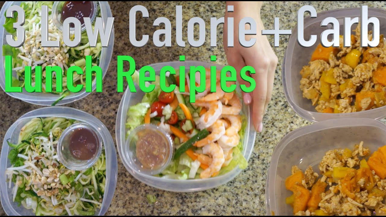 Low Carb Low Calorie Recipes
 3 Low Calorie and Low Carb Lunch Recipes