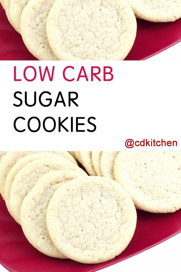 Low Carb Low Sugar Recipes
 Low Carb Sugar Cookies Recipe