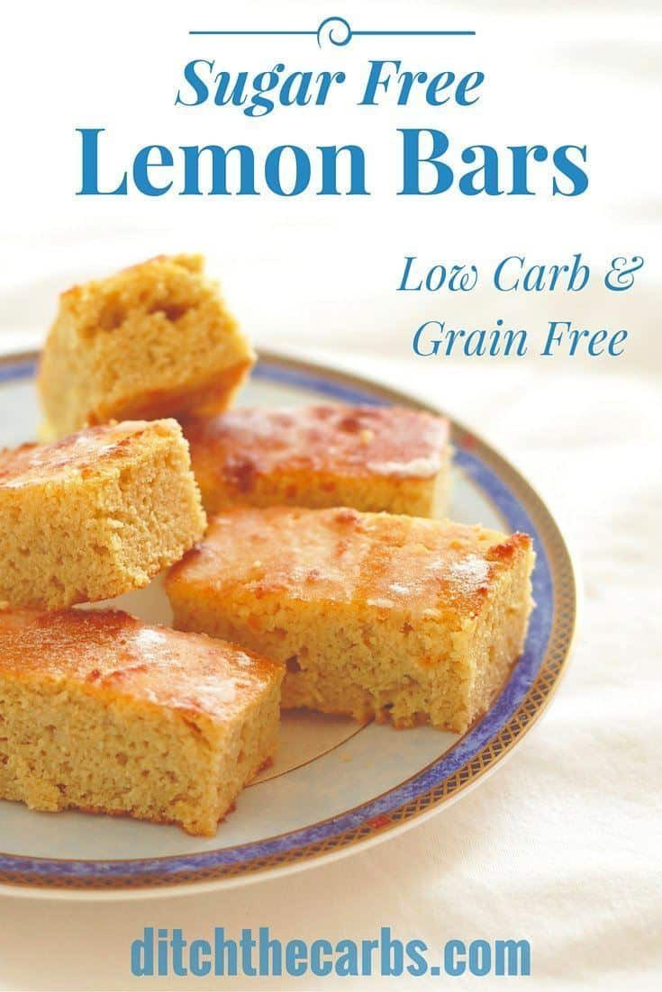 Low Carb Low Sugar Recipes
 sugar free low carb lemon bars