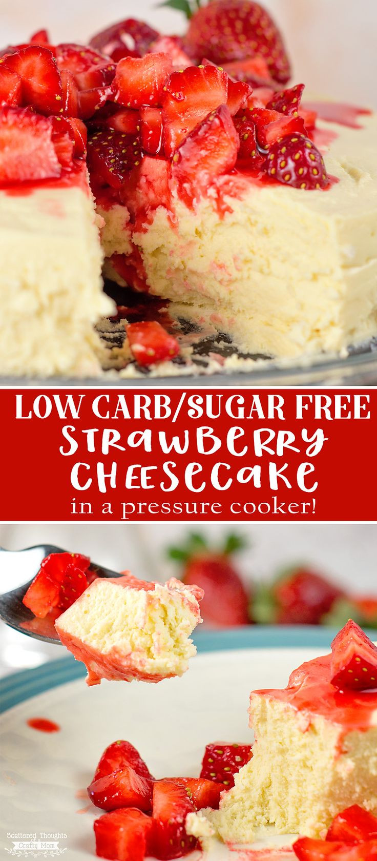 Low Carb Low Sugar Recipes
 Low Carb Sugar free Crustless Cheesecake in the