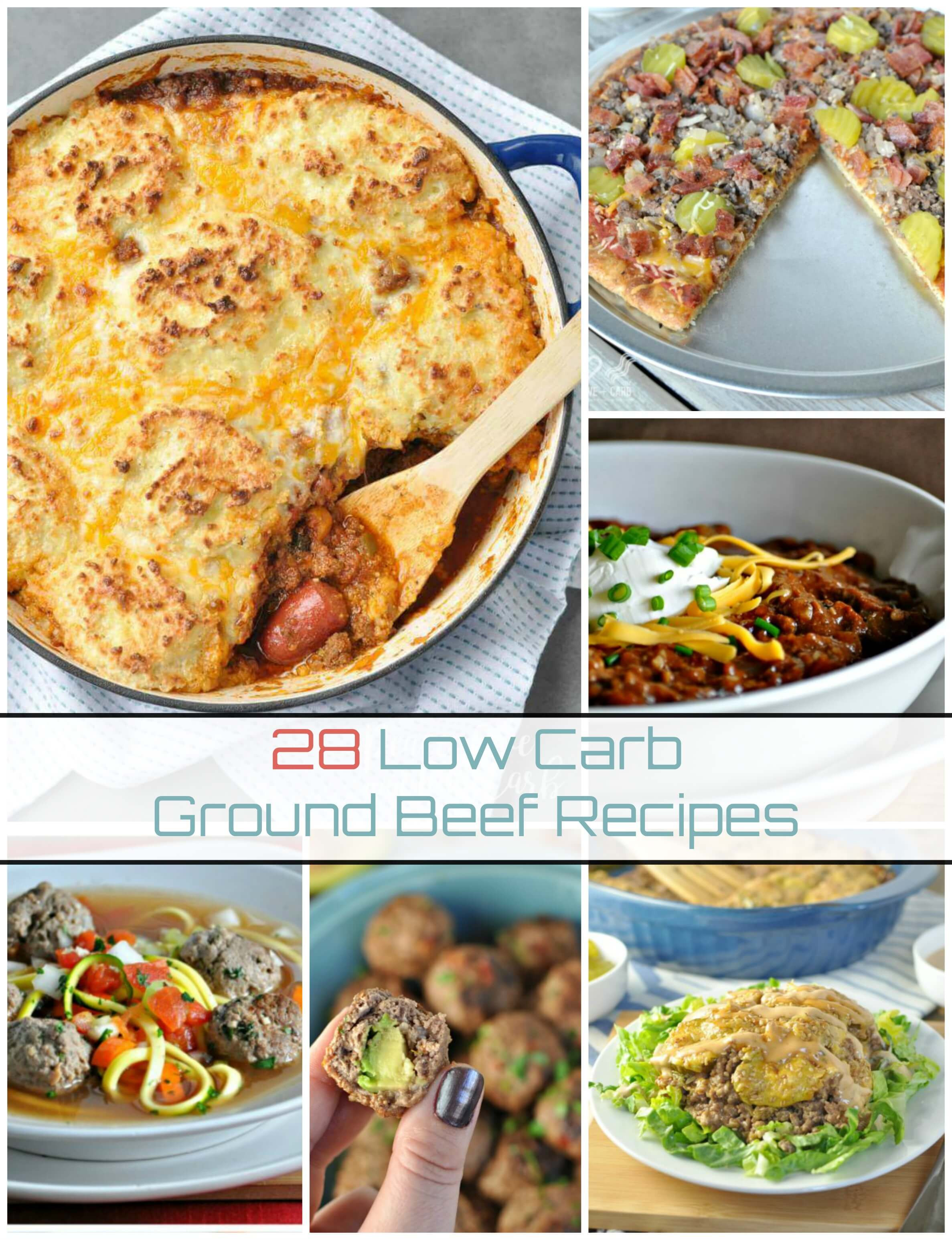 Low Carb Meals With Ground Beef
 28 Low Carb Ground Beef Recipes
