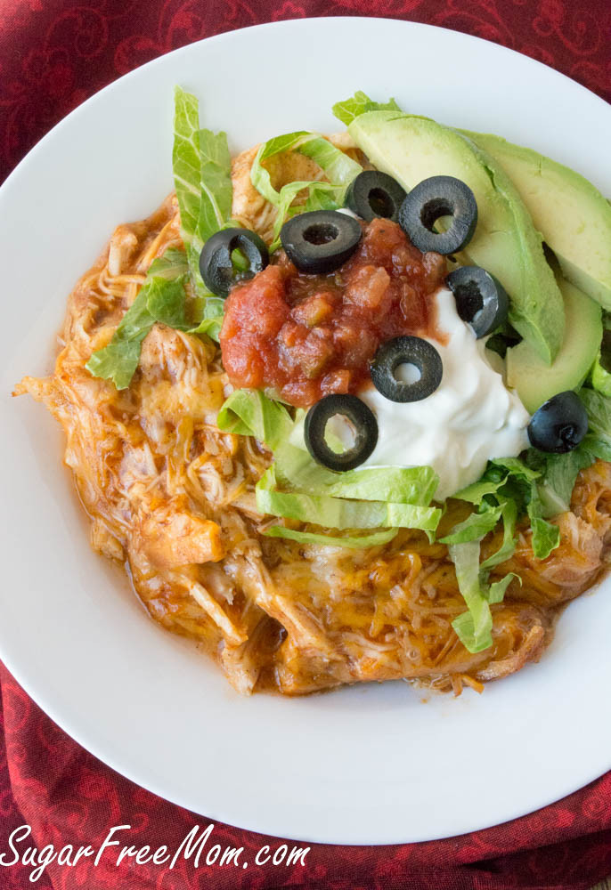 Low Carb Mexican Chicken Casserole
 Chicken Enchilada Cauliflower Casserole Low Carb and