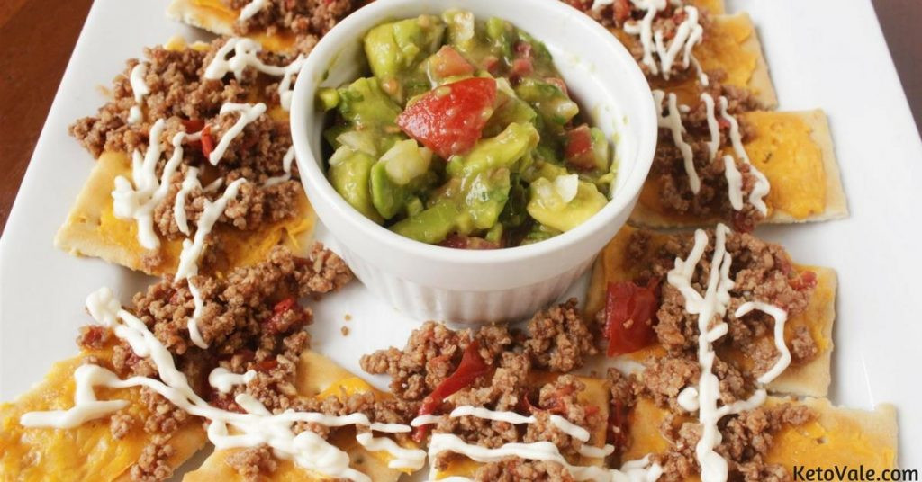 Low Carb Nachos
 Low Carb Beef Nachos with Guacamole Recipe