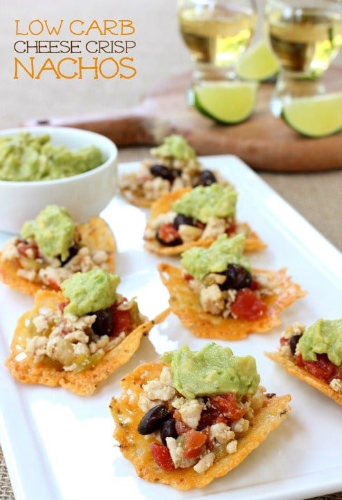 Low Carb Nachos
 Nacho chips and cheese dip low carb nachos with cheese