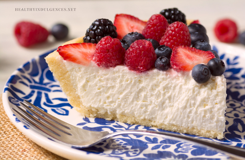 Low Carb No Sugar Desserts
 Red White and Blue No Bake Berry Cheesecake Low Carb