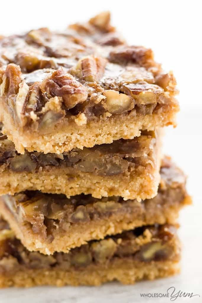 Low Carb Pecan Pie
 Paleo Pecan Pie Bars Low Carb Gluten free