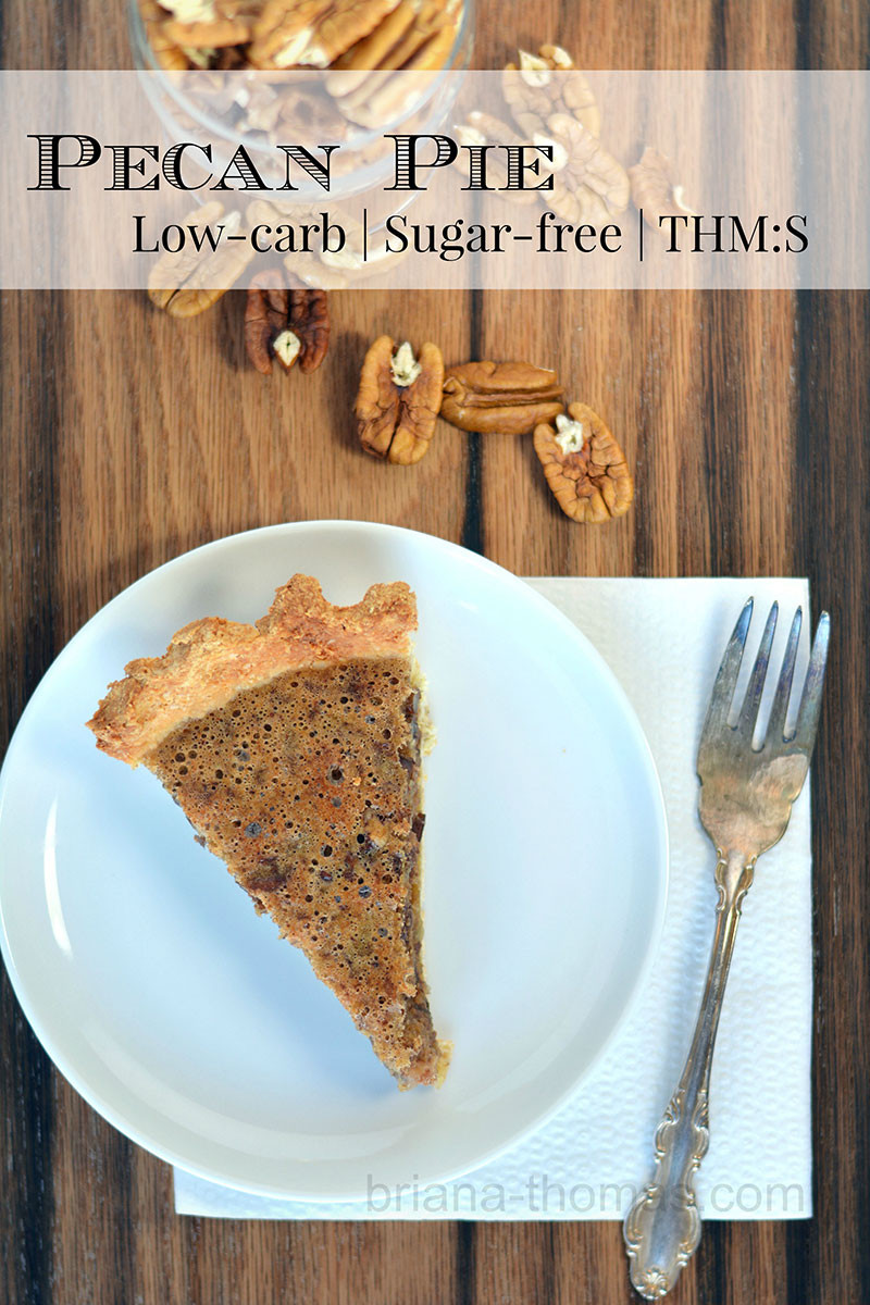 Low Carb Pecan Pie
 Pecan Pie Briana Thomas