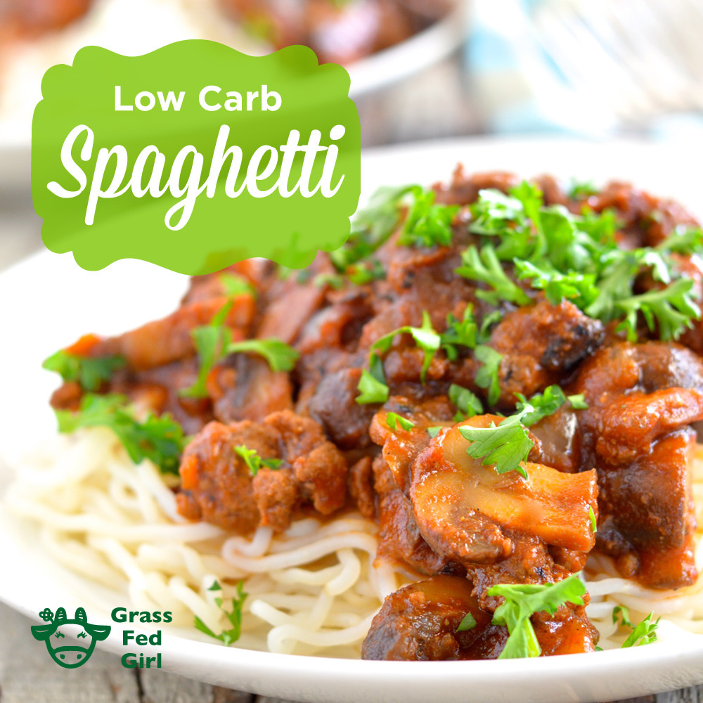 Low Carb Spaghetti
 Low Carb Homemade Spaghetti Sauce Recipe