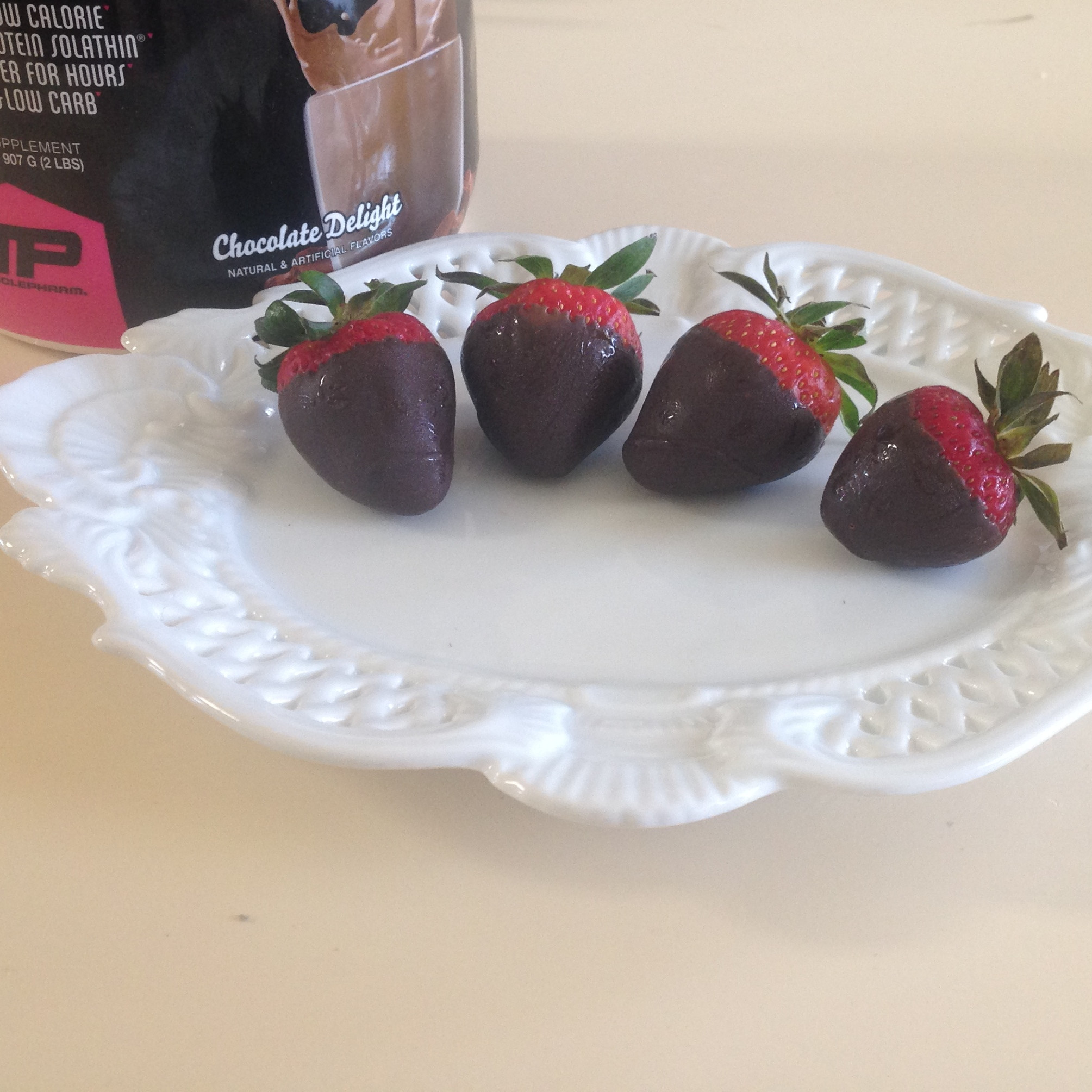 Low Carb Strawberry Dessert
 Beyond Fit Mom